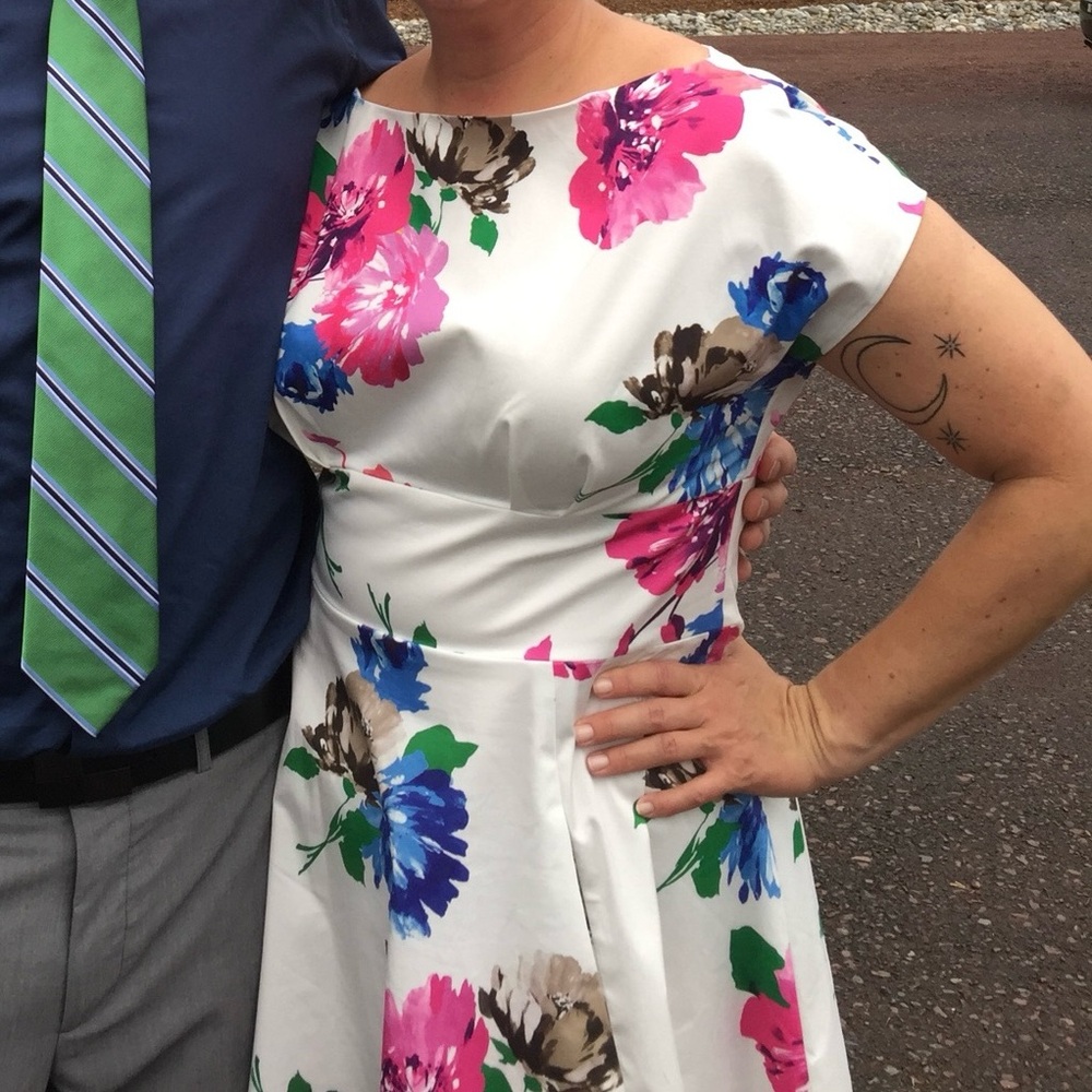 Kate spade “look for the silver lining” cocktail dress. Circa 2017.